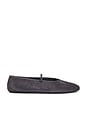 view 1 of 5 Dancerina Mary Janes in Dark Grey Suede