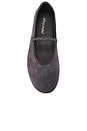 view 4 of 5 Dancerina Mary Janes in Dark Grey Suede