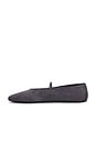 view 5 of 5 Dancerina Mary Janes in Dark Grey Suede