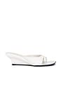view 1 of 5 Honey-bun Sandals in White Patent