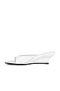 view 5 of 5 Honey-bun Sandals in White Patent