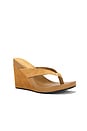 view 2 of 5 Liezel Platforms in Mustard Suede Combo