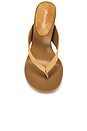 view 4 of 5 Liezel Platforms in Mustard Suede Combo
