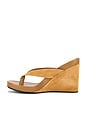 view 5 of 5 Liezel Platforms in Mustard Suede Combo