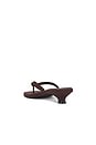 view 3 of 5 Lollipop Sandals in Brown Matte