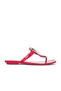 view 1 of 5 Linques-j Sandal in Red Shiny Silver