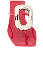 view 4 of 5 Linques-j Sandal in Red Shiny Silver