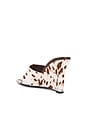view 3 of 5 Capital Mules in Brown White Cow