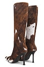 view 3 of 5 Darling Boots in Tan White Cow
