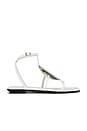 view 1 of 5 SANDÁLIAS CALANTHE in White Patent Silver