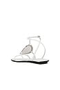 view 3 of 5 SANDÁLIAS CALANTHE in White Patent Silver