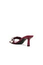 view 3 of 5 Capture Sandals in Cherry Red Patent Silver