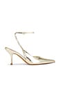 view 1 of 5 Executive Heels in Light Gold Metallic