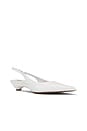 view 2 of 5 Monday Heels in White Ostrich