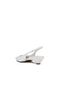 view 3 of 5 Monday Heels in White Ostrich