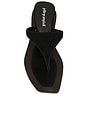 view 4 of 5 Pedestal Sandals in Black Suede