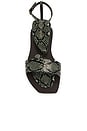 view 4 of 5 Plinth Sandals in Green Snake