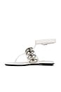 view 5 of 5 Resort Sandals in White Silver