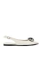 view 1 of 5 Tactful Flats in Ivory Crinkle Silver