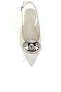 view 4 of 5 Tactful Flats in Ivory Crinkle Silver