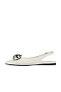 view 5 of 5 Tactful Flats in Ivory Crinkle Silver