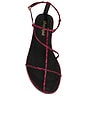 view 4 of 5 Trawl Sandals in Red Black Snake