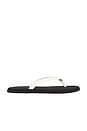 view 1 of 5 Beached Sandal in White & Black