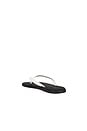view 3 of 5 Beached Sandal in White & Black