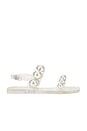 view 1 of 5 Gumdrop Sandal in Clear Silver