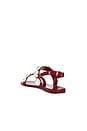 view 3 of 5 Gumdrop Sandal in Red Silver