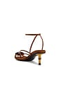 view 3 of 5 Carnelian Sandal in Light Brown Suede Combo
