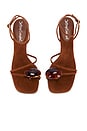 view 4 of 5 Carnelian Sandal in Light Brown Suede Combo