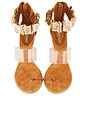 view 4 of 5 Cowrie-SH Sandal in Tan Suede Combo