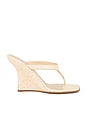 view 1 of 5 Romee Sandal in Beige Ostrich