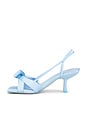 view 5 of 5 Takeabow-L Sandal in Baby Blue Satin