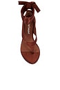 view 4 of 5 Ysabela-R Sandal in Brown Satin