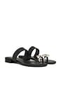 view 3 of 5 Dote-On Sandal in Black Silver