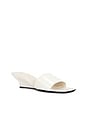 view 2 of 5 Frame Sandal in White Patent