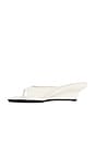 view 5 of 5 Honey-Bun Sandal in White Patent