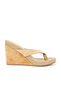view 1 of 5 Liezel Sandal in Natural Suede Combo