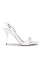 view 1 of 5 Go-getter Sandal in White Satin