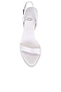 view 4 of 5 Go-getter Sandal in White Satin