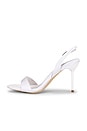 view 5 of 5 Go-getter Sandal in White Satin
