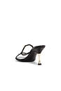 view 3 of 5 Alani Sandal in Black Patent Gold