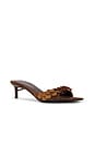 view 2 of 5 Cocoa Sandal in Espresso Suede Combo