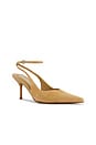 view 2 of 5 Executive Pump in Camel Suede