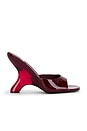 view 1 of 5 Mew-2 Sandal in Wine Patent Combo