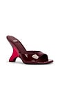 view 2 of 5 Mew-2 Sandal in Wine Patent Combo