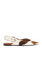 view 1 of 5 Scone-F Flat in Tan White Longhair