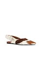 view 2 of 5 Scone-F Flat in Tan White Longhair